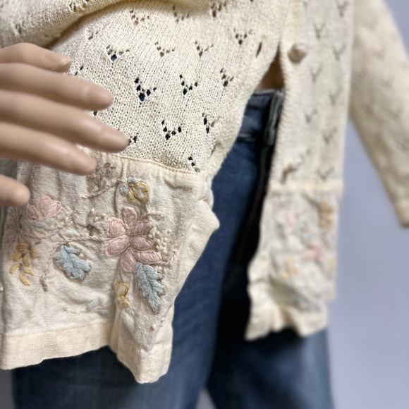 EMBROIDERED KNIT CARDIGAN - Picture 8 of 8